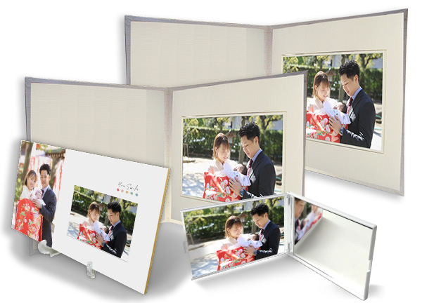 1面台紙＋ワイドウッドパネル＋フォトミラー