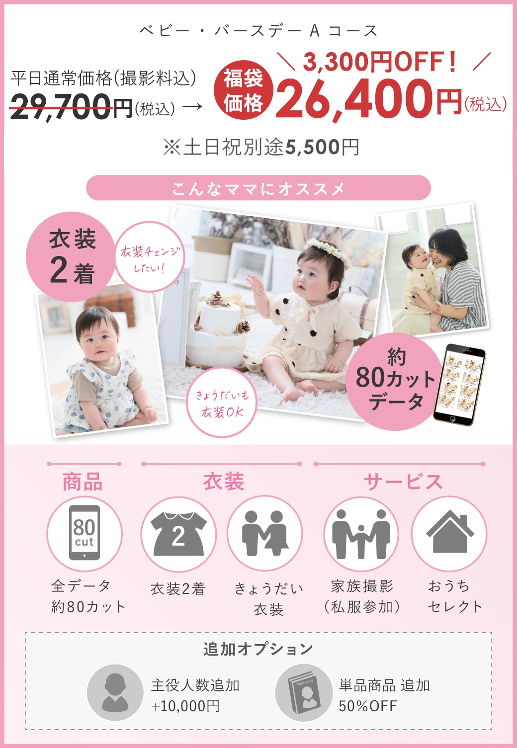 ベビー＆お誕生日ハッピー福袋：Aコース