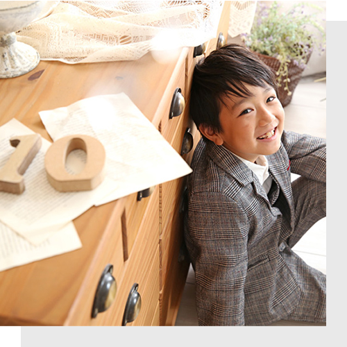 ハーフ成人記念撮影