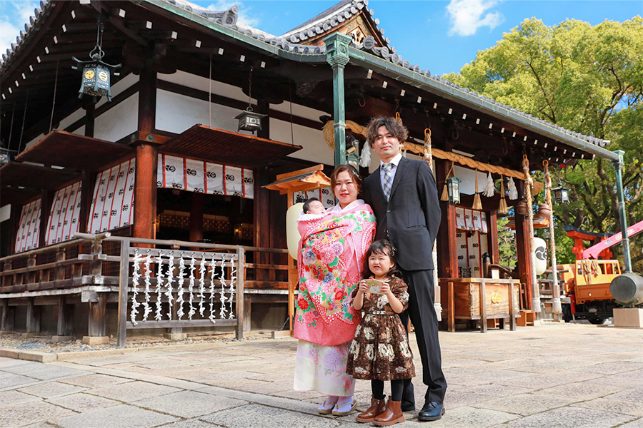 お宮参り神社ロケ撮影：播磨国総社（姫路市）